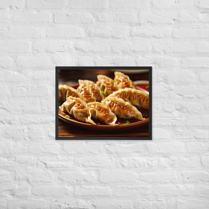 Gyoza Framed poster 🤤 from Yumify.AI