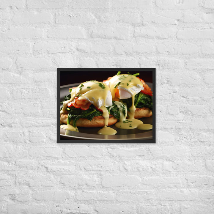 Florentine Eggs Benedict Framed poster 🤤 from Yumify.AI