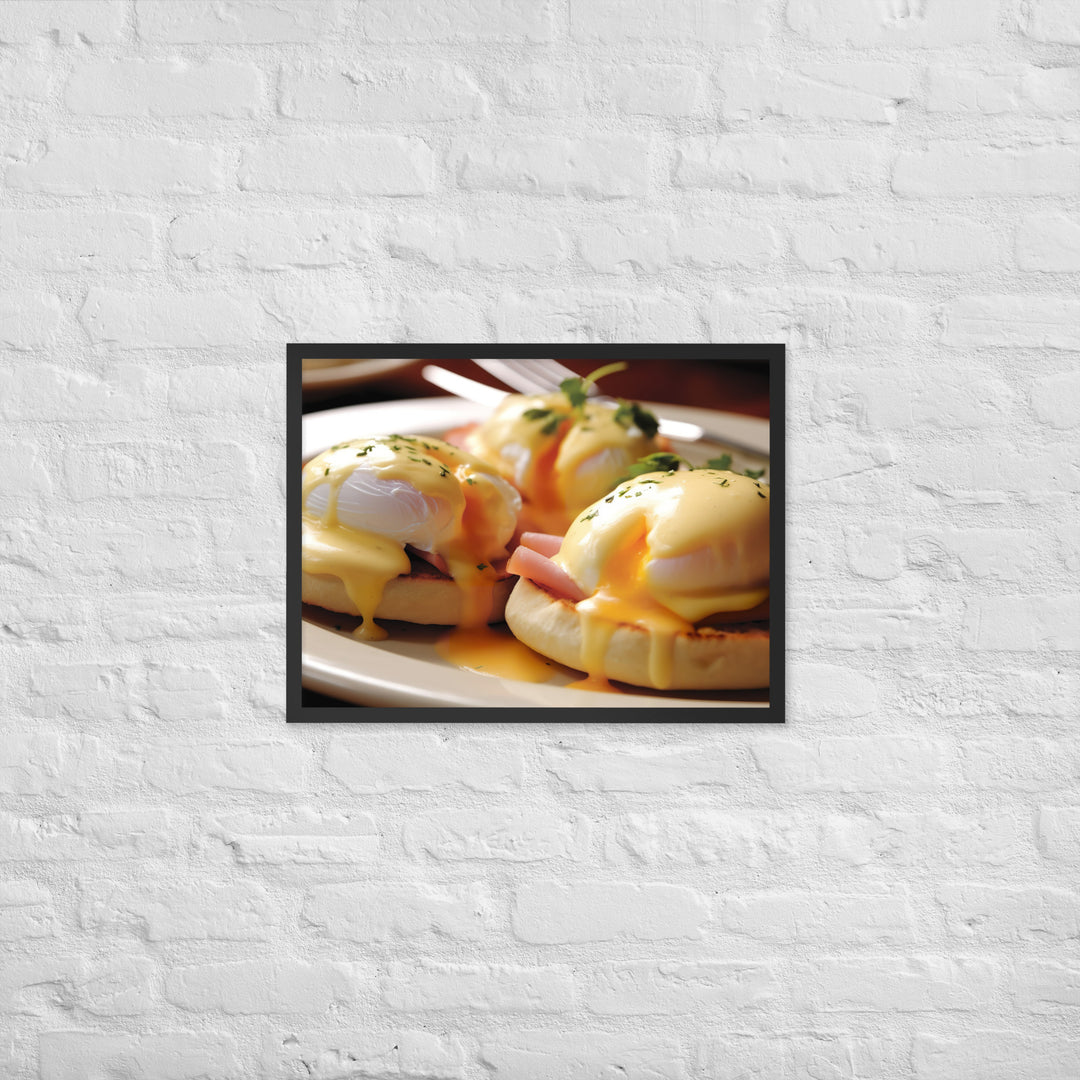 Classic Eggs Benedict Framed poster 🤤 from Yumify.AI