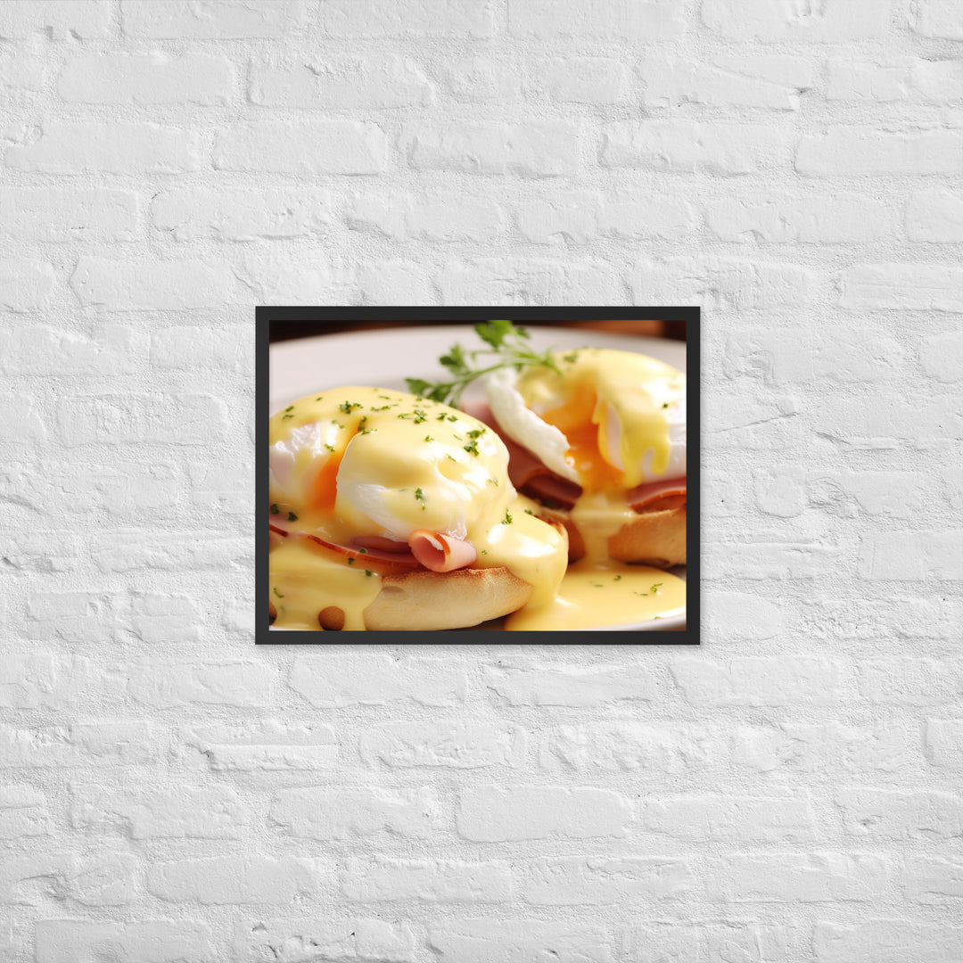 Classic Eggs Benedict Framed poster 🤤 from Yumify.AI