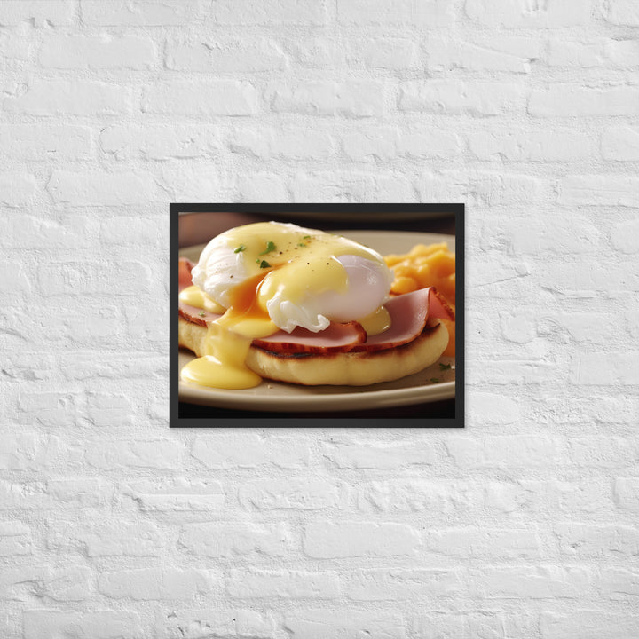 Classic Eggs Benedict Framed poster 🤤 from Yumify.AI