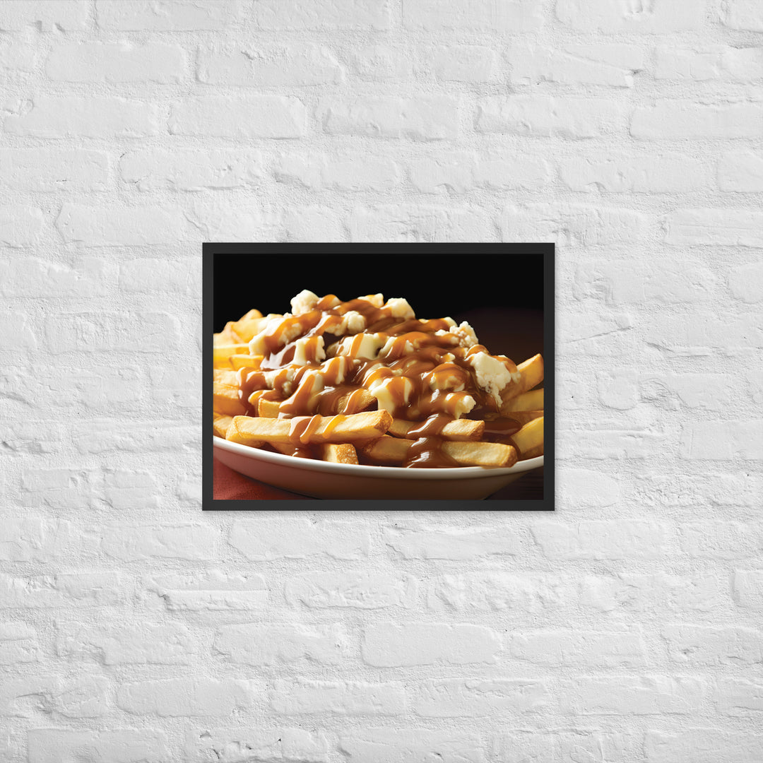 Poutine Framed poster 🤤 from Yumify.AI