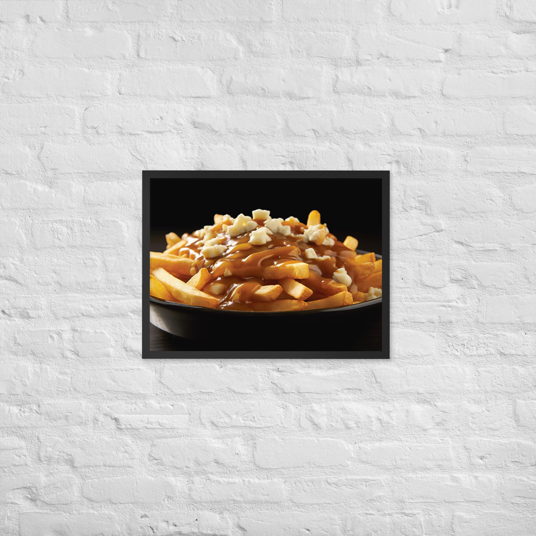 Poutine Framed poster 🤤 from Yumify.AI