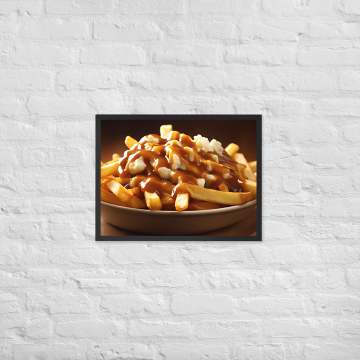 Poutine Framed poster 🤤 from Yumify.AI