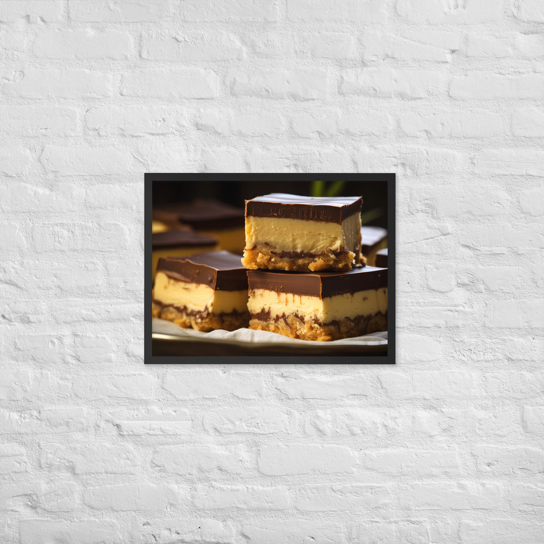 Nanaimo Bars Framed poster 🤤 from Yumify.AI