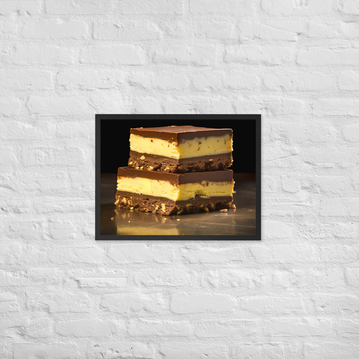 Nanaimo Bars Framed poster 🤤 from Yumify.AI