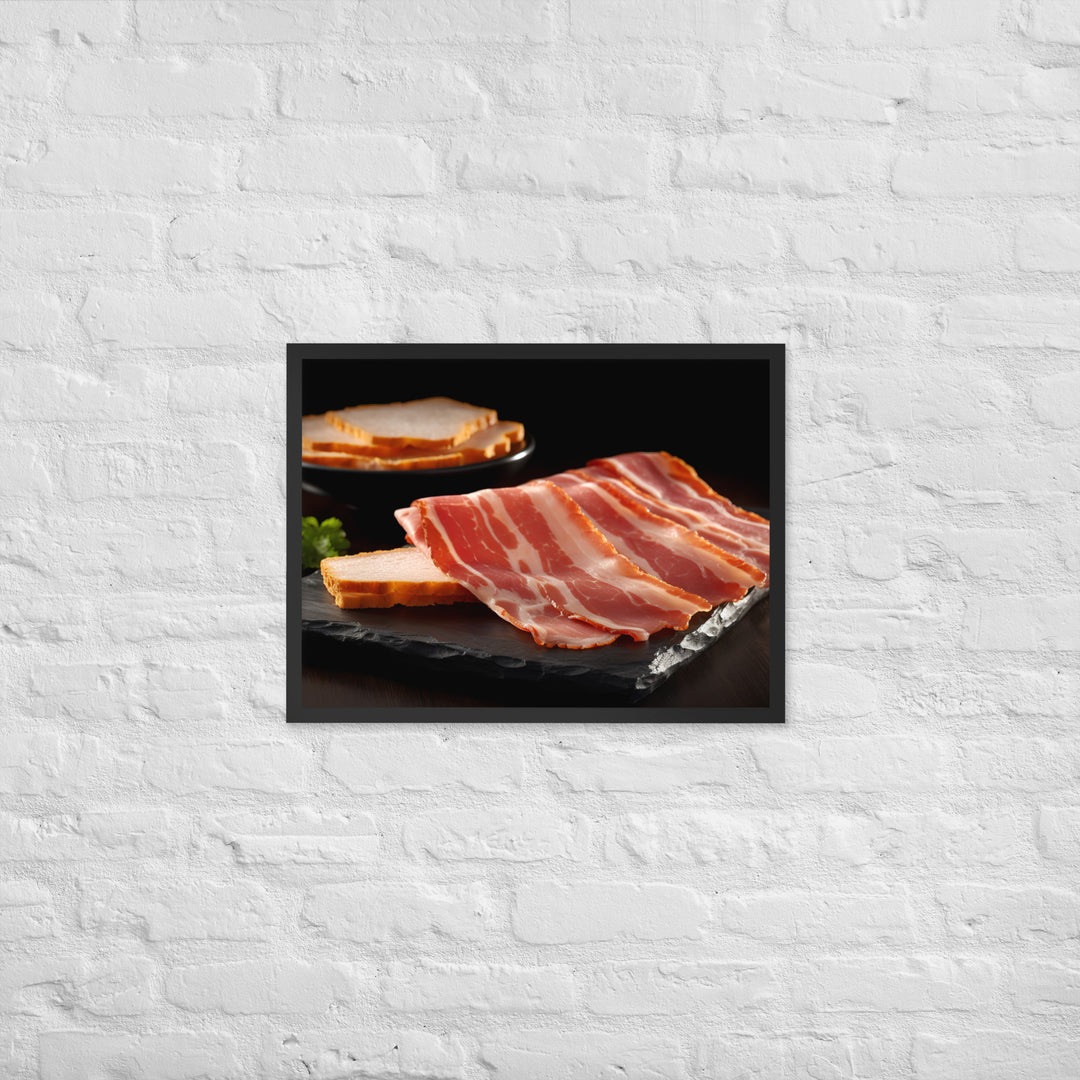 Canadian Bacon Framed poster 🤤 from Yumify.AI