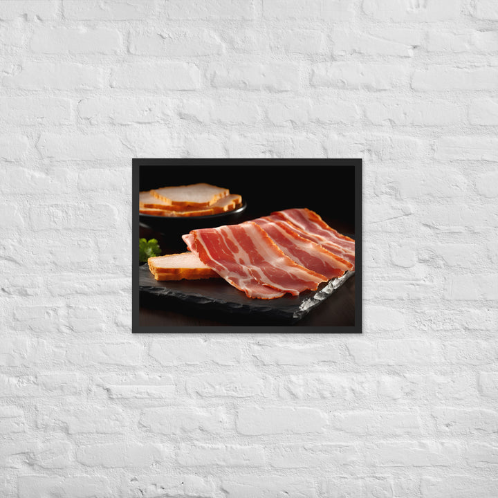 Canadian Bacon Framed poster 🤤 from Yumify.AI