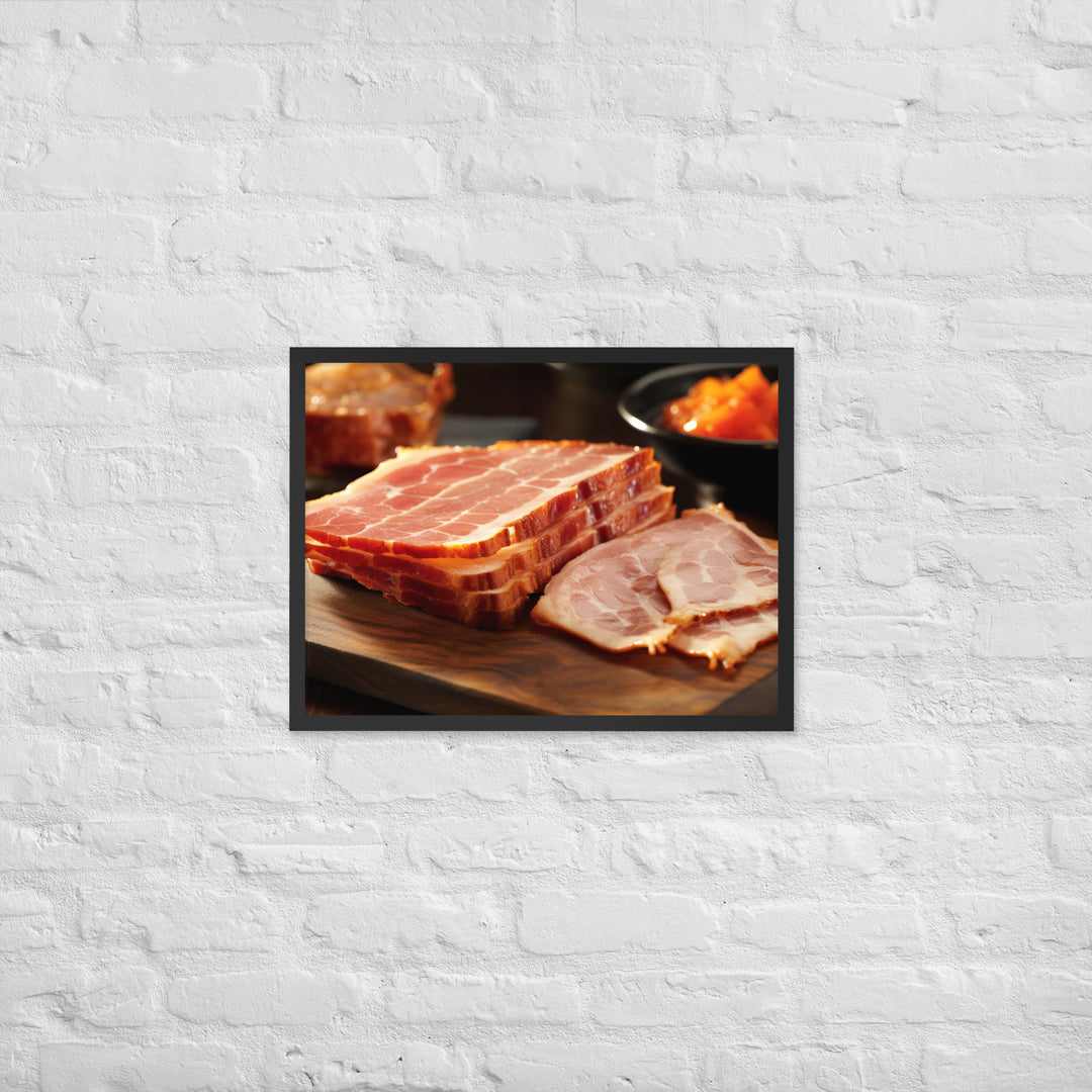 Canadian Bacon Framed poster 🤤 from Yumify.AI