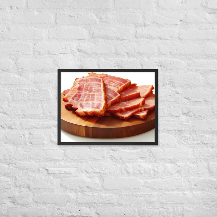 Canadian Bacon Framed poster 🤤 from Yumify.AI