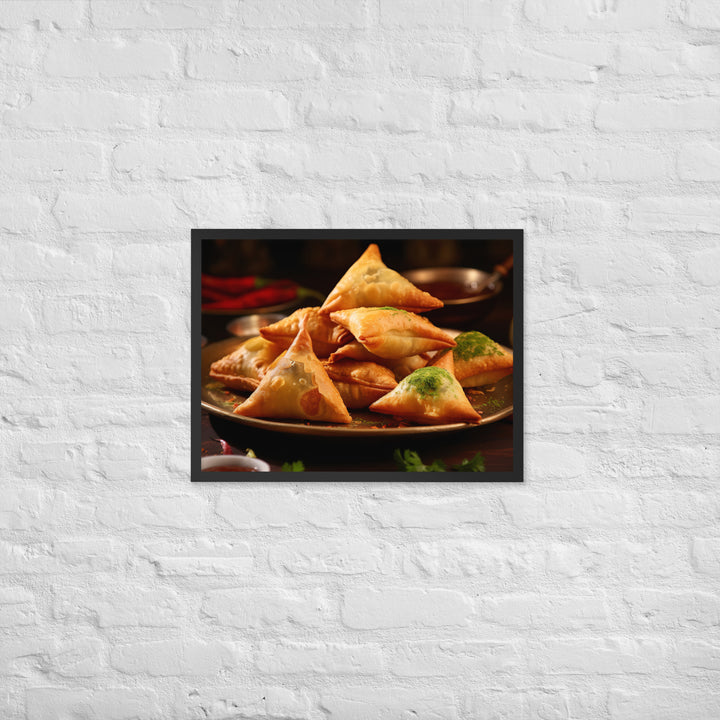 Samosa Framed poster 🤤 from Yumify.AI