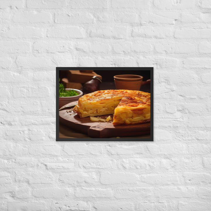 Tortilla Espaola Framed poster 🤤 from Yumify.AI