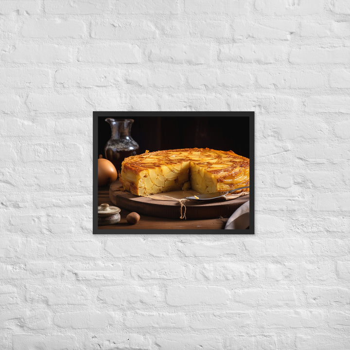 Tortilla Espaola Framed poster 🤤 from Yumify.AI