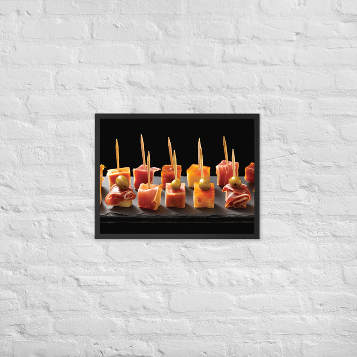 Pinchos de Jamn Framed poster 🤤 from Yumify.AI