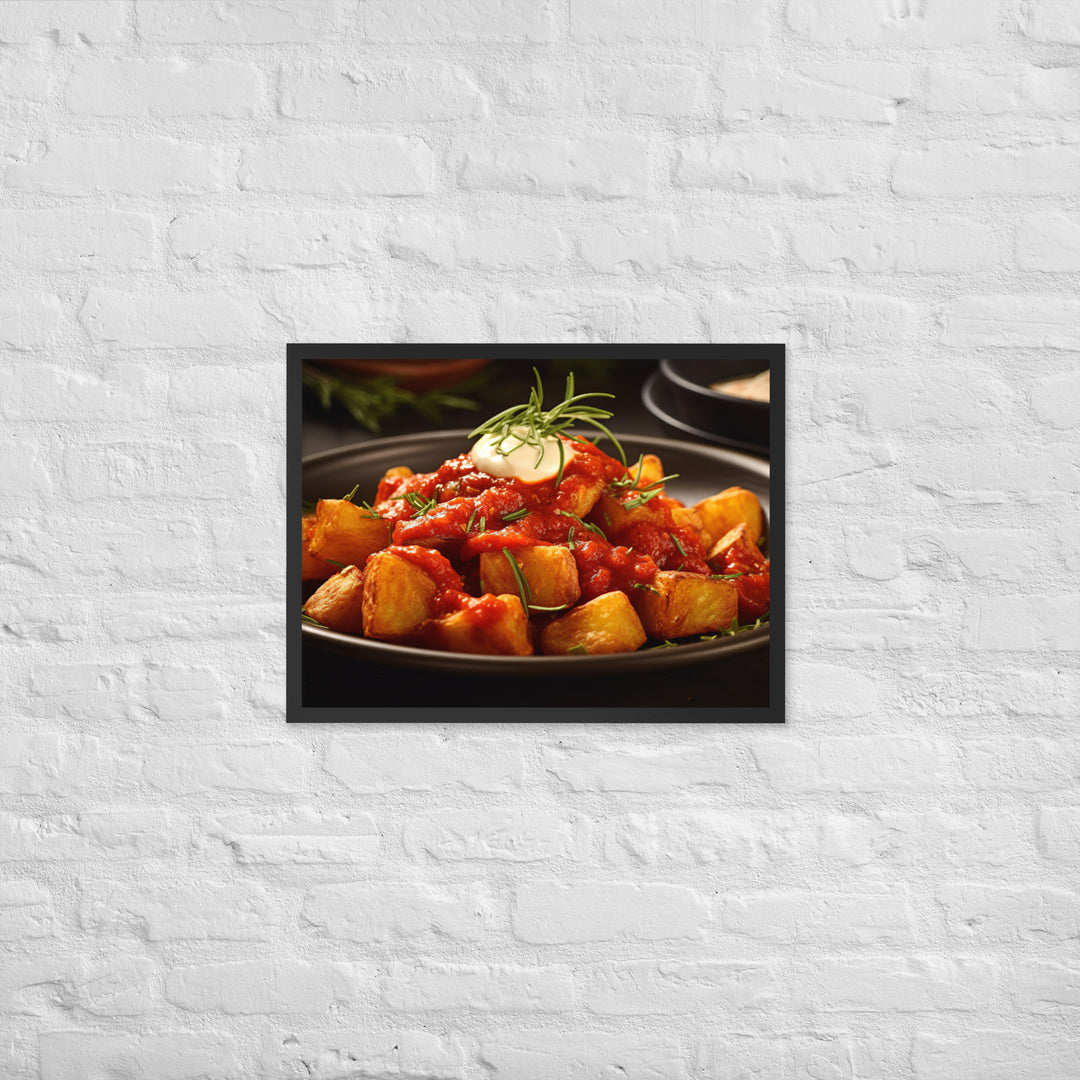 Patatas Bravas Framed poster 🤤 from Yumify.AI