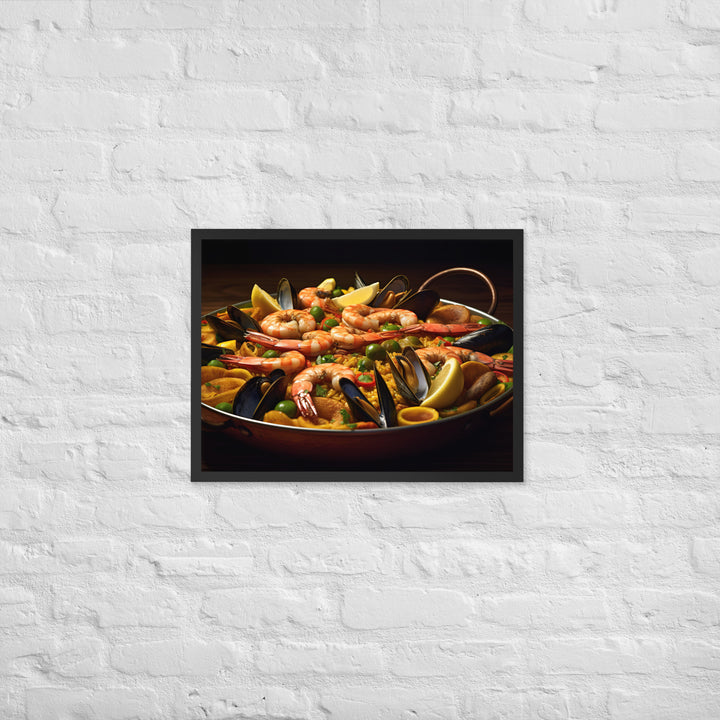 Paella Framed poster 🤤 from Yumify.AI