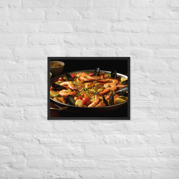 Paella Framed poster 🤤 from Yumify.AI