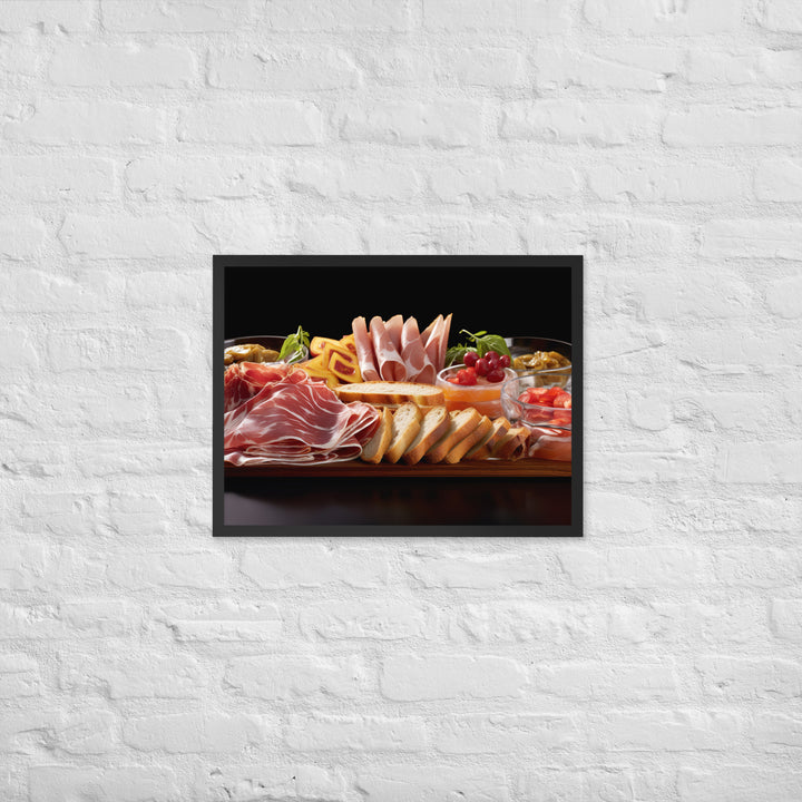 Jamn Ibrico Platter Framed poster 🤤 from Yumify.AI