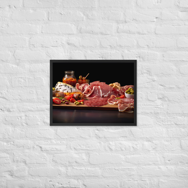 Jamn Ibrico Platter Framed poster 🤤 from Yumify.AI