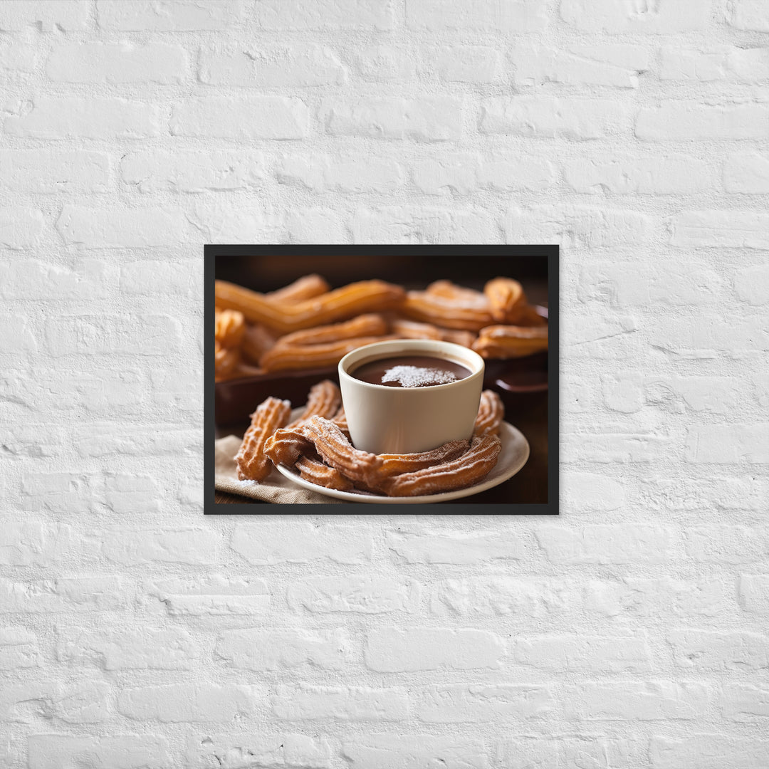 Churros Framed poster 🤤 from Yumify.AI