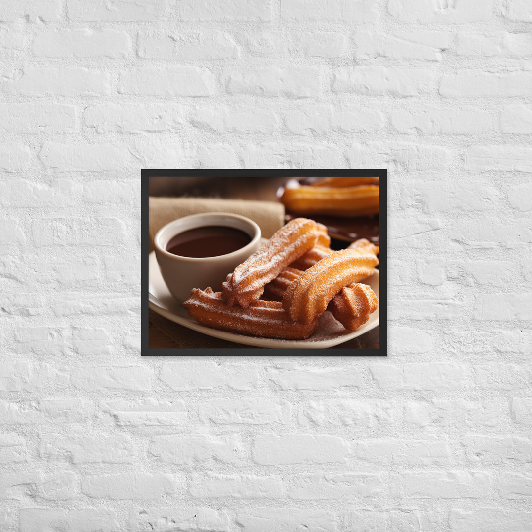 Churros Framed poster 🤤 from Yumify.AI