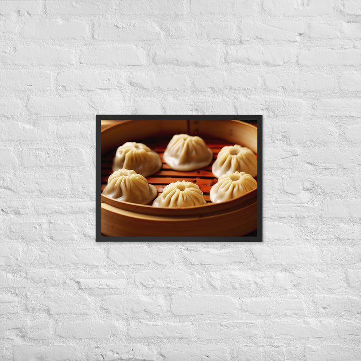 Xiaolongbao Framed poster 🤤 from Yumify.AI