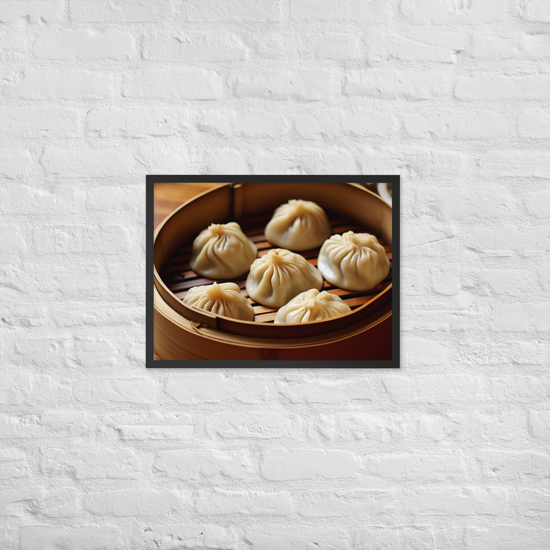 Xiaolongbao Framed poster 🤤 from Yumify.AI