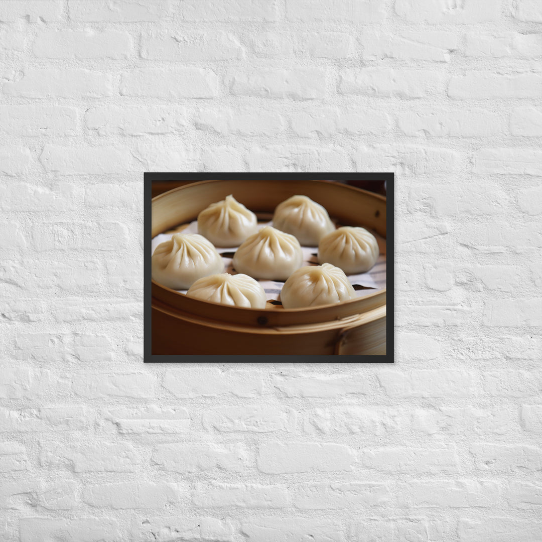 Xiaolongbao Framed poster 🤤 from Yumify.AI