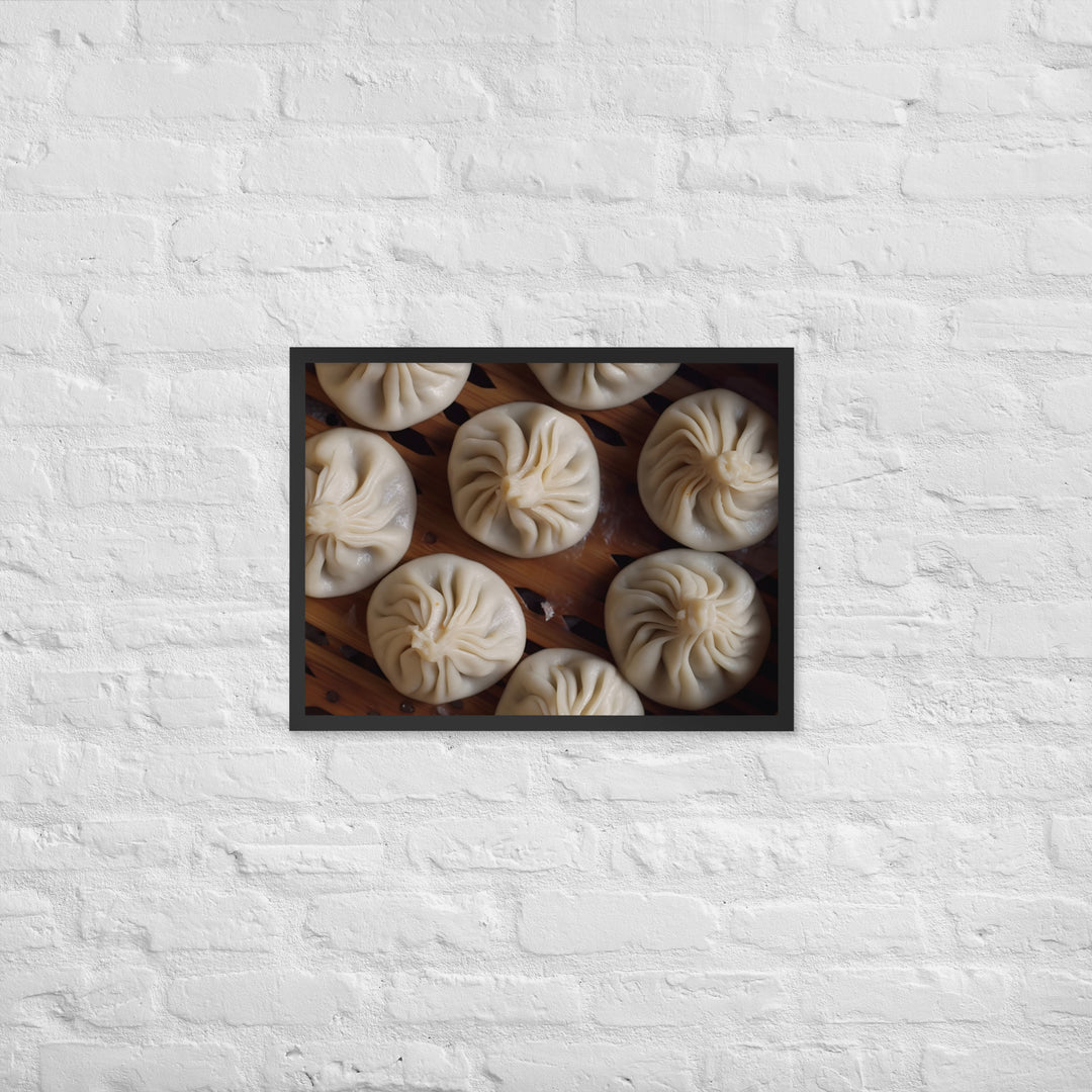 Xiaolongbao Framed poster 🤤 from Yumify.AI