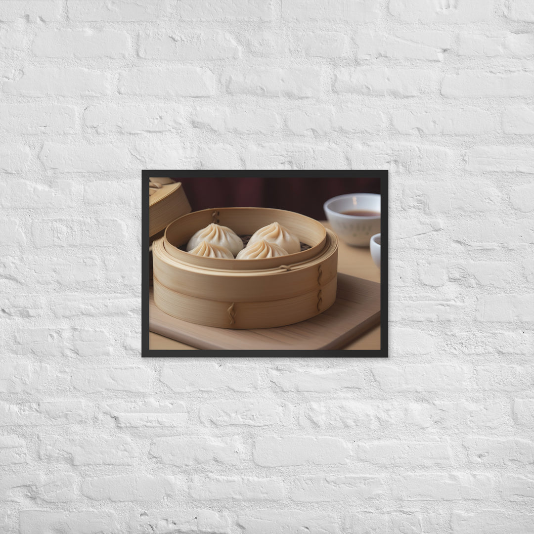 Xiaolongbao Framed poster 🤤 from Yumify.AI