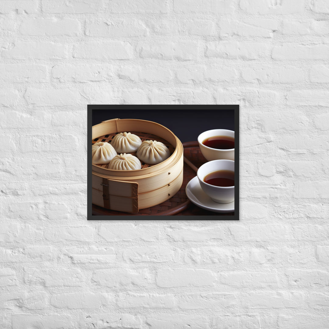 Xiaolongbao Framed poster 🤤 from Yumify.AI