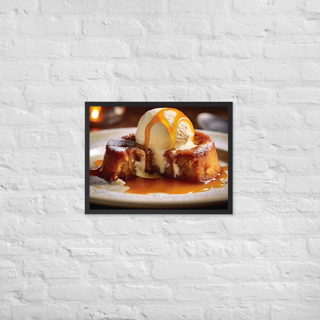 Malva Pudding Framed poster 🤤 from Yumify.AI