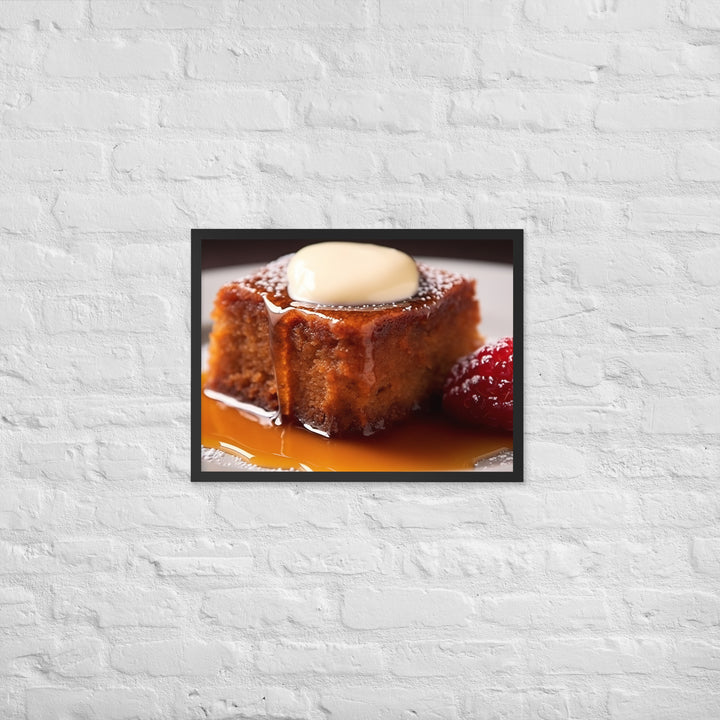 Malva Pudding Framed poster 🤤 from Yumify.AI