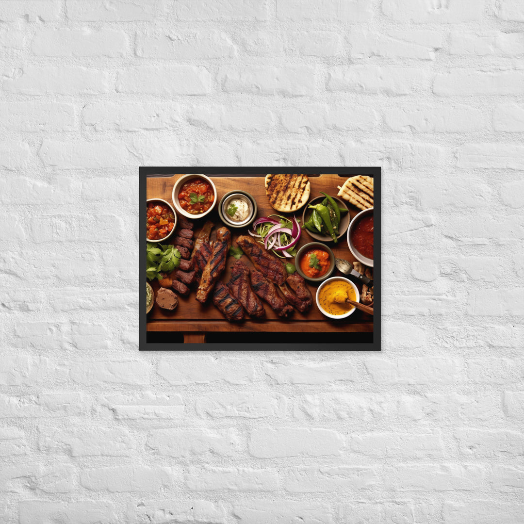 Braai Framed poster 🤤 from Yumify.AI