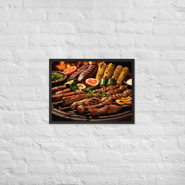 Braai Framed poster 🤤 from Yumify.AI