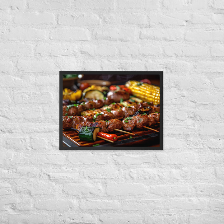 Braai Framed poster 🤤 from Yumify.AI