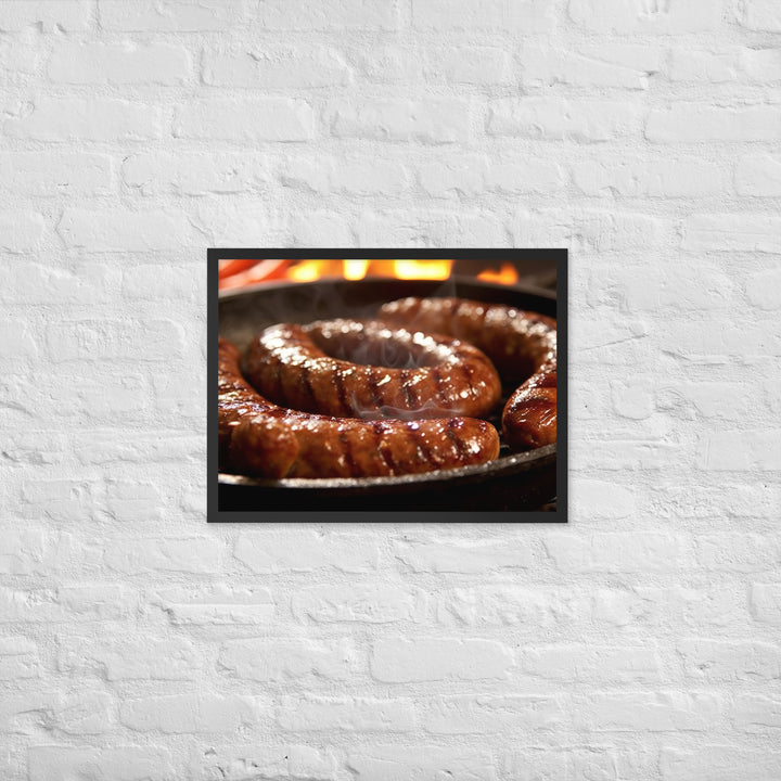 Boerewors Framed poster 🤤 from Yumify.AI