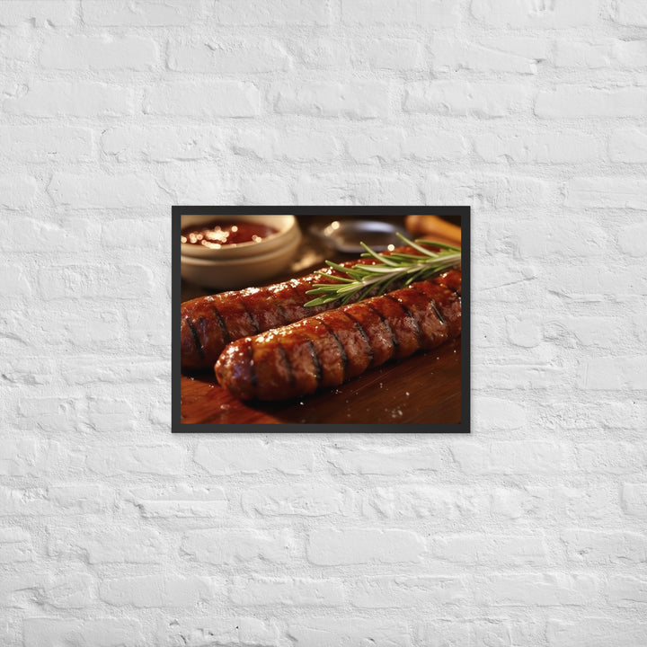 Boerewors Framed poster 🤤 from Yumify.AI