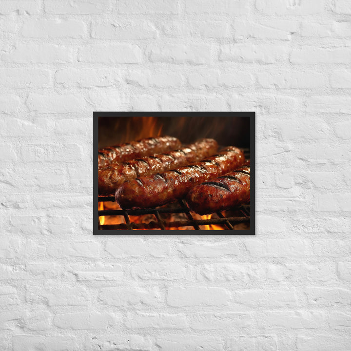 Boerewors Framed poster 🤤 from Yumify.AI