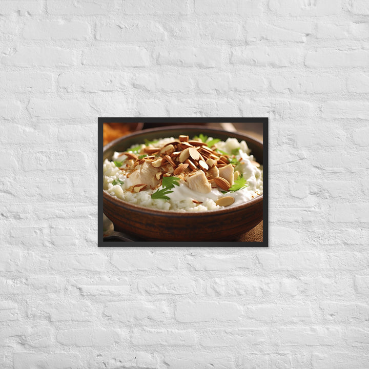 Mansaf Framed poster 🤤 from Yumify.AI