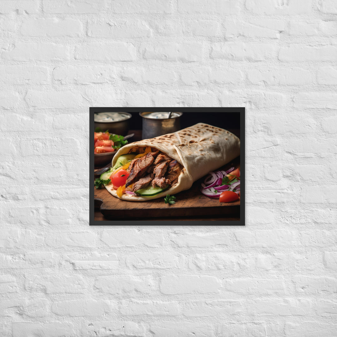 Shawarma Framed poster 🤤 from Yumify.AI