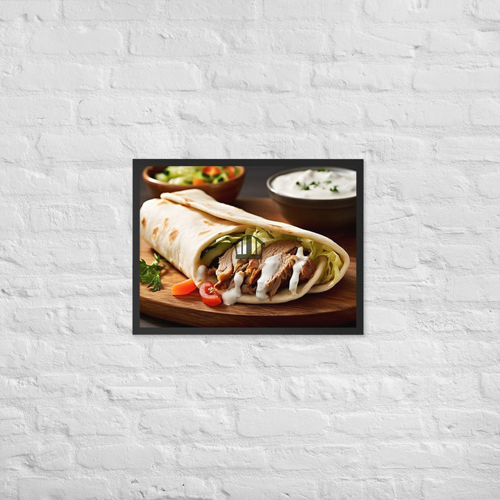 Shawarma Framed poster 🤤 from Yumify.AI