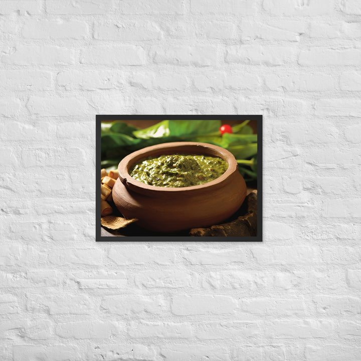 Molokhia Framed poster 🤤 from Yumify.AI