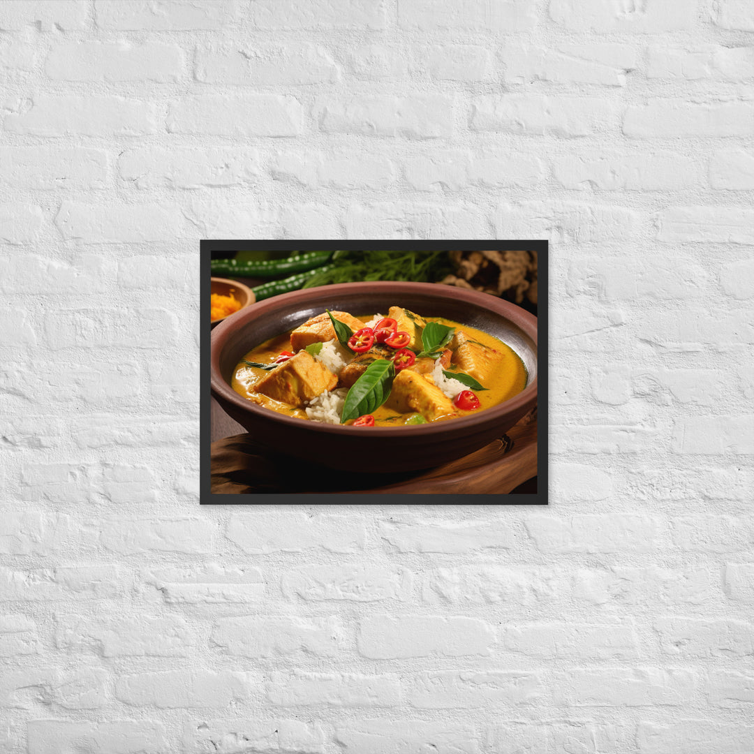 Fijian Fish Curry Framed poster 🤤 from Yumify.AI