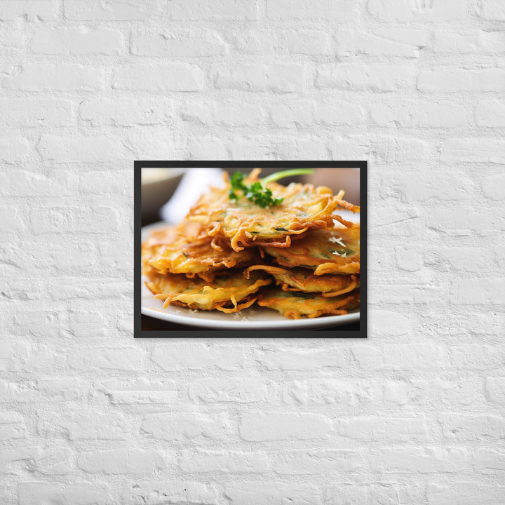 Whitebait Fritters Framed poster 🤤 from Yumify.AI