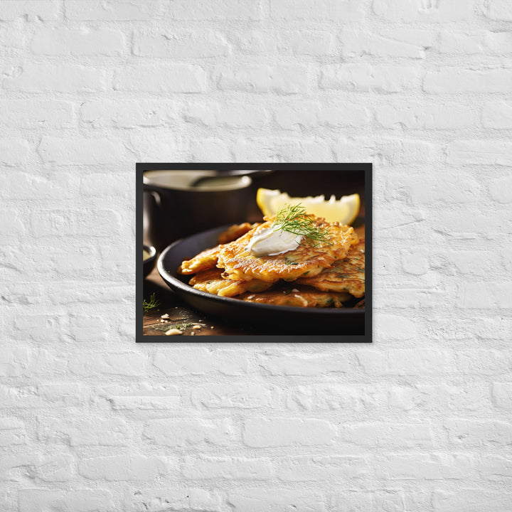 Whitebait Fritters Framed poster 🤤 from Yumify.AI