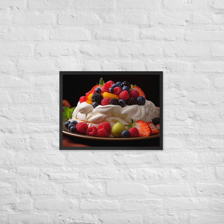 Pavlova Framed poster 🤤 from Yumify.AI