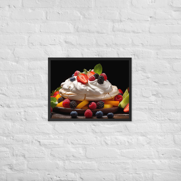 Pavlova Framed poster 🤤 from Yumify.AI