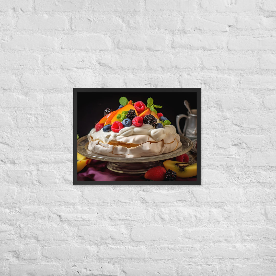 Pavlova Framed poster 🤤 from Yumify.AI