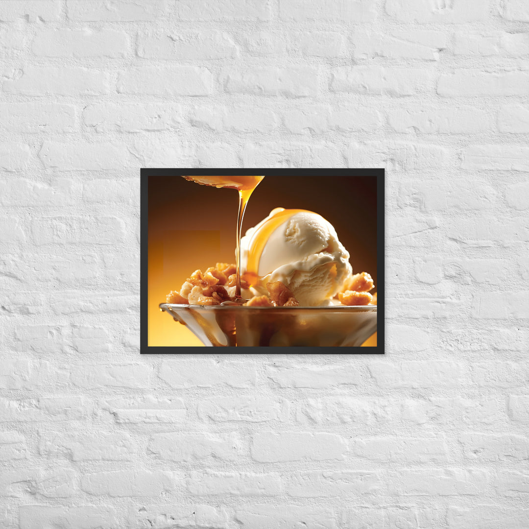 Hokey Pokey Ice Cream Framed poster 🤤 from Yumify.AI